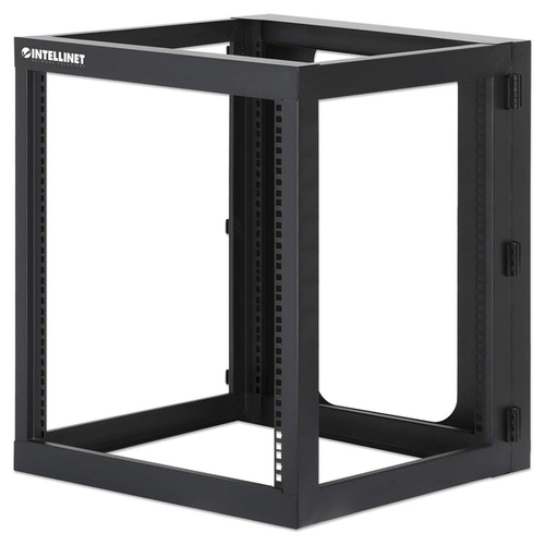 Charola Intellinet 716055 Tipo Estructura de Rack, Color Negro, Material Acero, Peso Max. 40 kg, con Tornillos Incluidos, Capacidad del Rack 12U