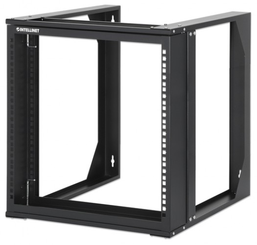 Charola Intellinet Tipo Estructura de Rack, Color Negro, Material Acero, Peso Max. 30 kg, Capacidad del Rack 9U