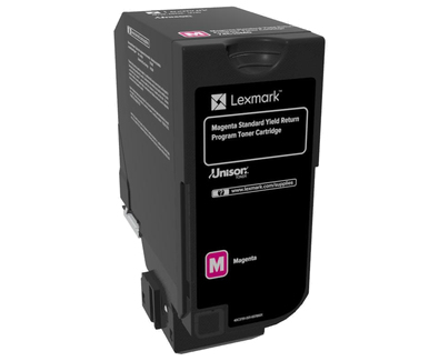 Tóner Lexmark 74C4SM0 Original, Magenta, Rendimiento Estándar