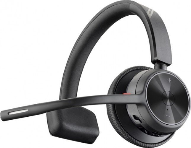 Audífonos Poly Voyager 4310 Uc Diadema, Inalámbrico, USB, Bluetooth, Negro