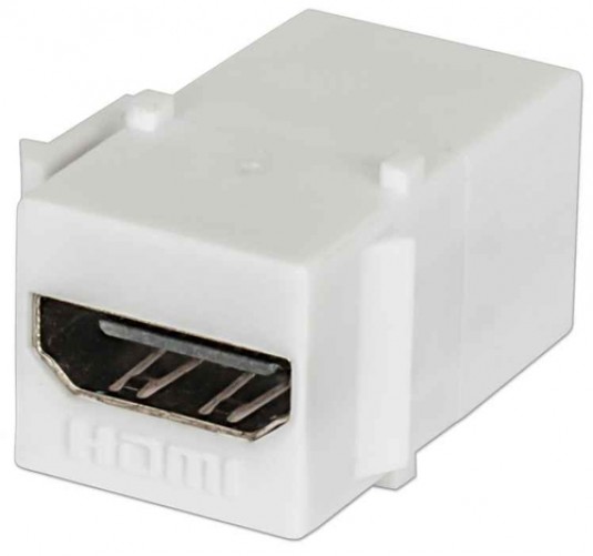 Jack Cople HDMI Intellinet (771351), Tipo Keystone Hembra a Hembra Blanco