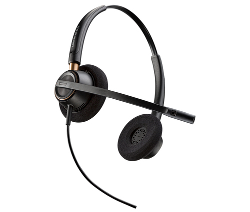 Audífonos HP Poly Diadema, Alámbrico, Negro