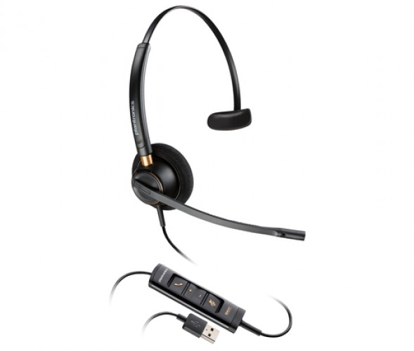 Audífonos HP Poly Encorepro 515 Monoaural con Auriculares USB-A Diadema, Alámbrico, USB, Negro
