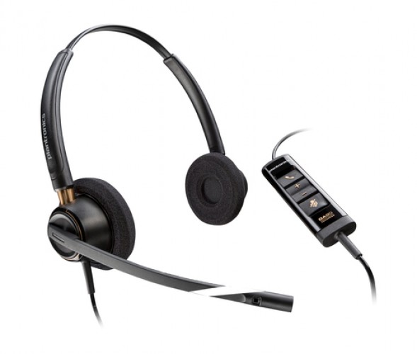 Audífonos HP Poly Auriculares Estéreo USB-A Poly Encorepro 525 Diadema, Alámbrico, Negro