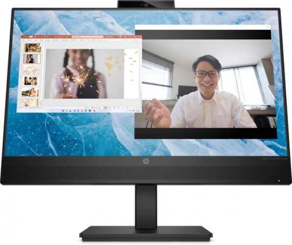 Monitor HP Monitor M24M para Conferencias LCD, 23.8", Full HD, IPS, 75 Hz, 5 ms, Negro