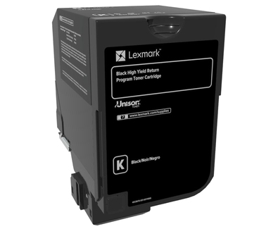 Tóner Lexmark 84C4HK0 Original, Negro, Alto Rendimiento (xl)