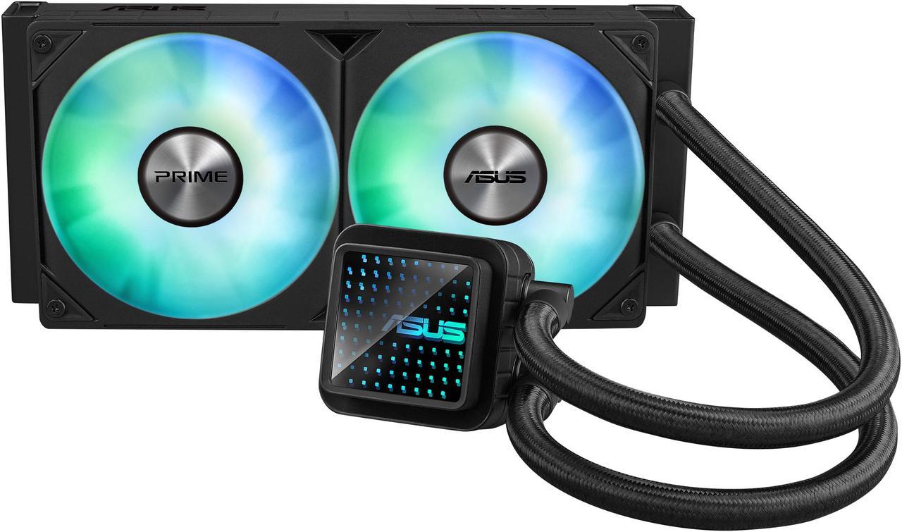 Sistema de Enfriamiento Liquido Asus Prime Lc 240 Argb, Intel/AMD, 2X120MM, Negro