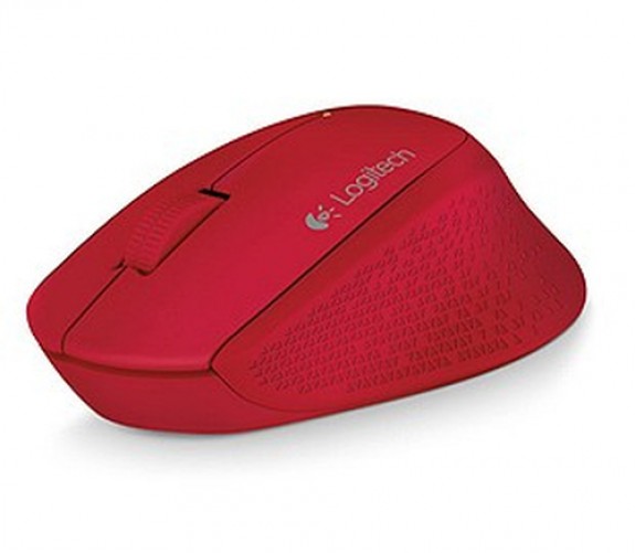 Mouse Logitech M280 Inalambrico, 1000dpi, Receptor USB, Rojo