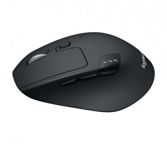 Mouse Logitech Optico M720 Triathlon, 8 Botones, Bluetooth, USB, 1000dpi, Negro