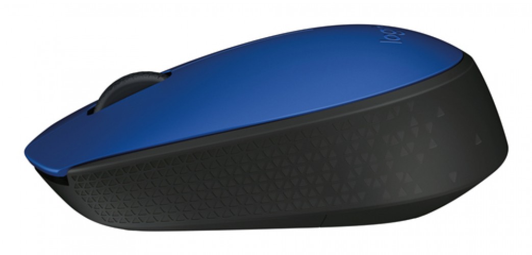 Mouse Inalambrico Logitech M170, Micro Receptor USB 2.0, Hasta 10m, Color Azul/negro