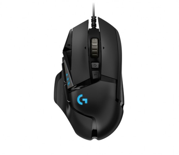 Mouse Logitech Gaming G502 Hero RGB, 100-16.000 dpi, Sensor Hero, 11 Botones