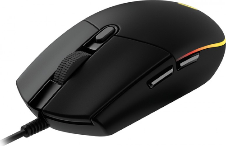 Mouse Gaming Optico Logitech G203 Lightsync, 8000 dpi, 6 Botones, Spectro RGB, USB 2.0, Negro