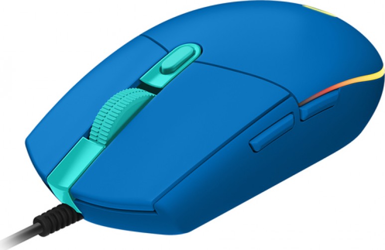 Mouse Gamer Logitech G203 Lightsync RGB, Azul, 8000 dpi, 6 Botones