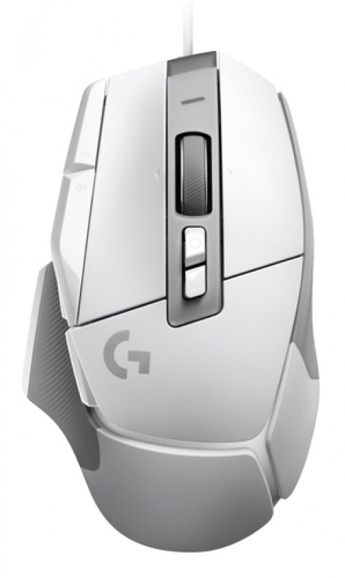Mouse Optico Gaming Logitech G502 X, 13 Botones Programables, 25600 dpi, Interruptores Lightforce, Sensor Hero, Blanco
