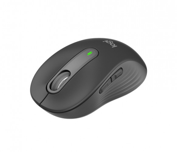 Mouse Logitech Signature M650, Inalambrico, Bluetooth, Smartwheel, Botones Programables, Receptor USB, Color Negro