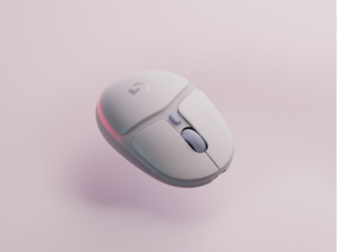Mouse Optico Inalambrico Gaming Logitech G705, 6x Botones Programables, 8200 dpi, Bateria Integrada, RGB, Color Blanco, (910-006366)