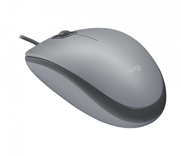 Mouse Logitech M110 Silent Optico, 3 Botones, 1000 dpi, USB, Gris