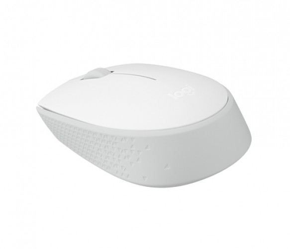 Mouse Logitech M170 Optico, 3 Botones, 1000 dpi, Interfaz Rf Inalambrico, Color Blanco
