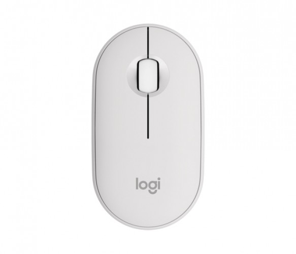 Mouse Logitech 910-007047 óptico, 3 Botones, 4000 dpi, Rf Inalámbrico + Bluetooth, 10 m, Blanco