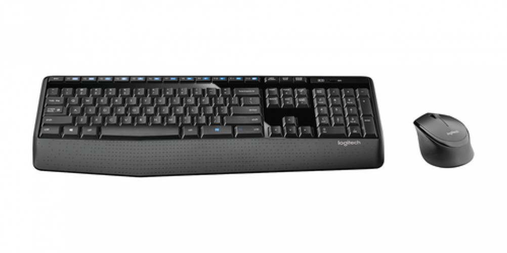 Kit Teclado y Mouse Logitech MK345, Inalambrico, Teclado Multimedia, Color Negro, Boton de Encendido