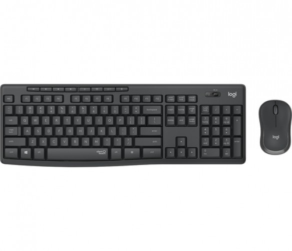 Kit de Teclado y Mouse Logitech MK295 Silent, Combo Inalambrico, USB Negro