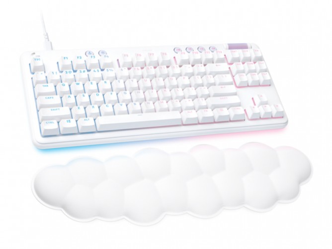 Teclado Logitech G 920-010413 Inglés, Alámbrico, USB, Interruptor Mecánico, LED RGB, Blanco
