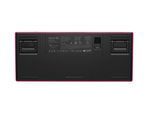 Teclado Logitech G Pro X Tkl Inglés, Inalámbrico y Alámbrico, Rf Inalámbrico + Bluetooth, Interruptor Mecánico, LED RGB, Magenta
