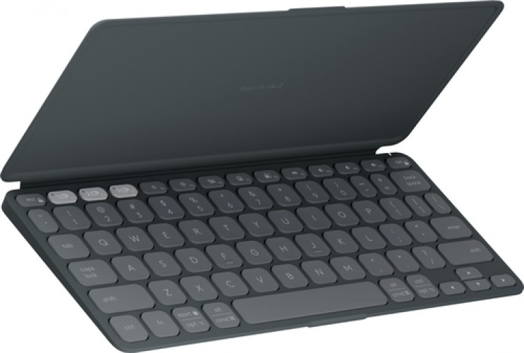 Teclado Logitech Inalambrico Keys To Go 2, 75%, Bluetooth, Ipad, Iphone, Windows, Android, Gris