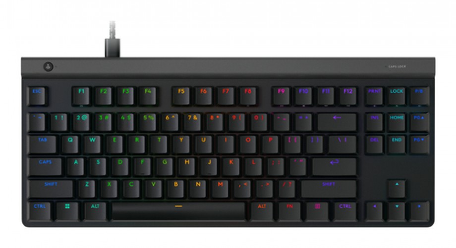 Teclado Logitech G G515 Tkl Ingles, Alambrico, USB, Interruptor Mecanico, LED RGB, Negro