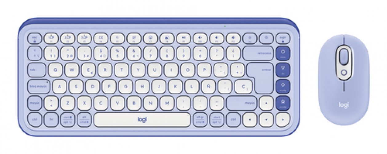 Kit Teclado y Mouse Logitech 920-013054 Interruptor de Llave de Tijera, Inalámbrico, 400 dpi, Grafito