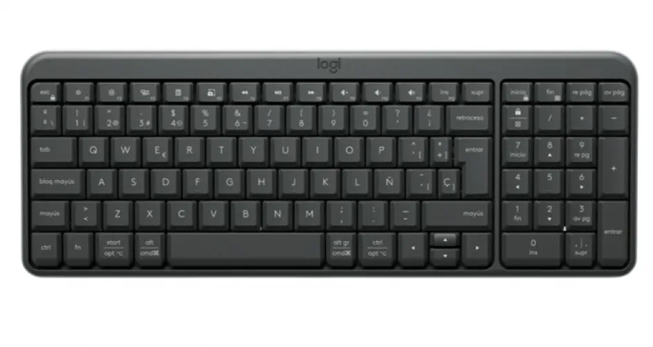 Teclado Logitech K250, Bluetooth, Negro, Espanol
