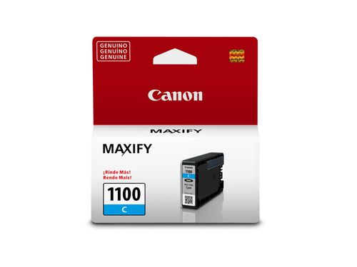 Cartucho de Tinta Canon PGI-1100C, Cyan, 4.5ml, 340 Paginas, (9244B001AA) Original