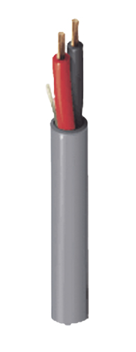 Bobina de 305 Metros (1000 Pies) de Cable / 2 x 16 Awg / Color Gris / para Aplicaciones Multi Propa?sito, Seguridad, Control de Acceso, Audio.