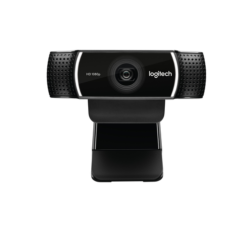 Camara Web Logitech C922, 1920x1080,, Microfono, USB, Color Negro