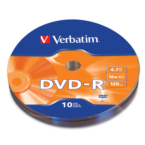 DVD-r Verbatim 4.7GB 16x C/10PQTES