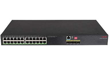Switch H3C LS-IE4320-28S-HPWR Gestionado, L2, RJ-45 24, Gigabit Ethernet (10/100/1000), (PoE +) 16, 1U, Negro