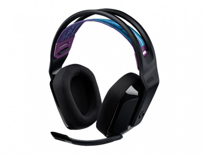 Diadema Inalambrica Logitech G535 Lightspeed, Microfono, Bateria Recargable, Almohadillas Espuma 40mm, Color Negro