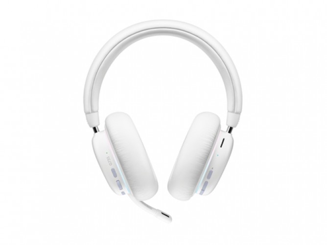 Audifonos Logitech G735, Microfono Boom, Inalambrico y Alambrico, USB-C, Color Blanco