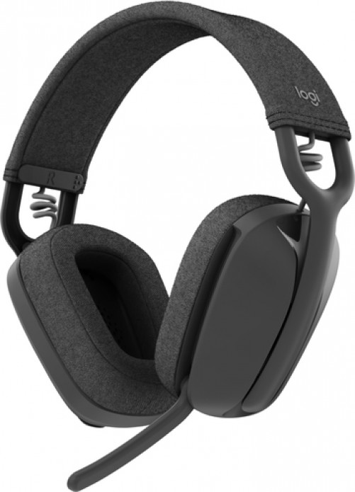 Audifonos Logitech Zone Vibe 100, Microfono Boom, Inalambrico, Color Grafito