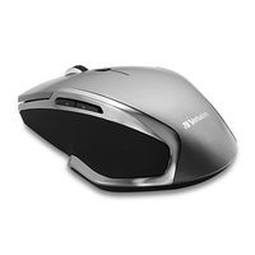 Mouse Verbatim 98621 Blue LED, 6 Botones, Rf Inalámbrico, Grafito
