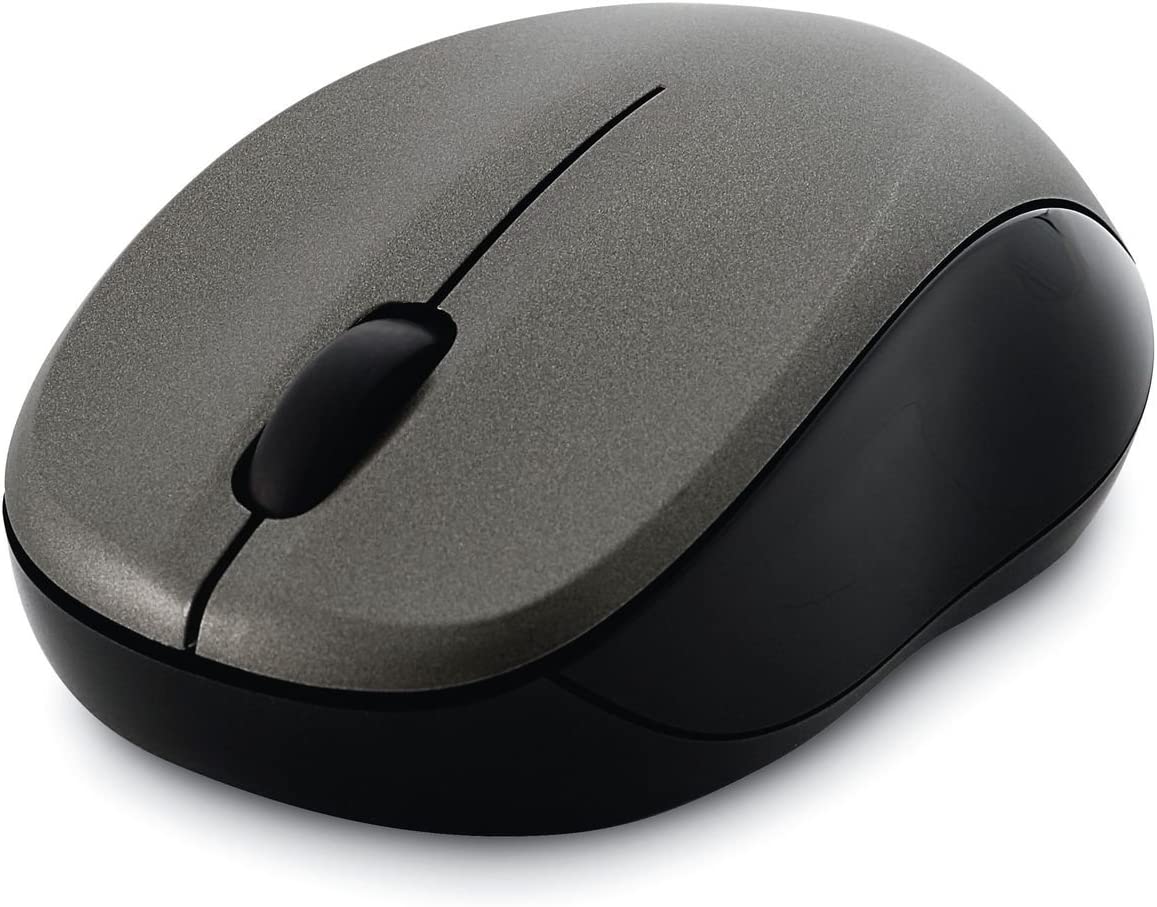 Mouse Verbatim Silent Inalambrico Blue LED, USB 2.0, Baterias Incluidas, Color Grafito