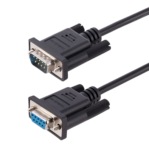 Cable Serial Startech.com 3 m, DB-9 a DB-9, Macho- Hembra
