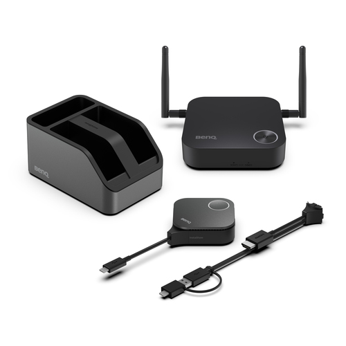 Presentador Inalambrico Benq Instashow Inalambrico WDC15 Full HD Incluye Un Host y 2 Botones HDMI/USB