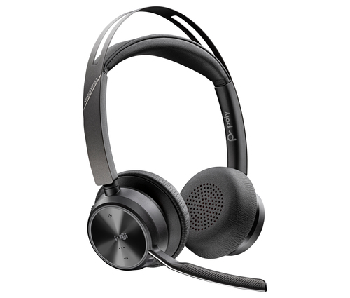 Audífonos HP Poly Diadema, Inalámbrico, USB, Bluetooth, Negro