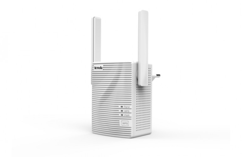 Repetidor Wi-fi A18 Inalambrico Doble Banda Tenda AC1200, 2 Antenas, Color Blanco