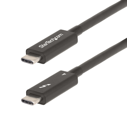 Cable Thunderbolt Startech.com A40G2MB-TB4-CABLE 2 m V. 4, 40 Gbit/s, Negro