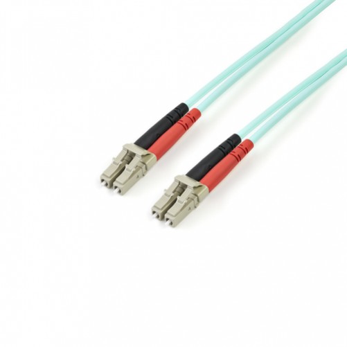 Cable Startech.com 2 m, Fibra OM3, Lc, Lc, 100 Gbit/s, Turquesa