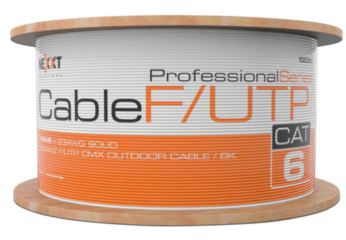Bobina Nexxt Solutions AB356NXT07 Cat6, 305 m, F/UTP (FTP), Negro