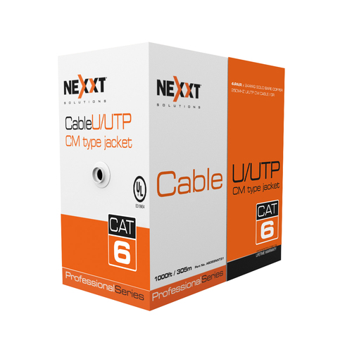Bobina Nexxt Solutions AB356NXT31 Cat6, 305 m, U/UTP (UTP), Gris
