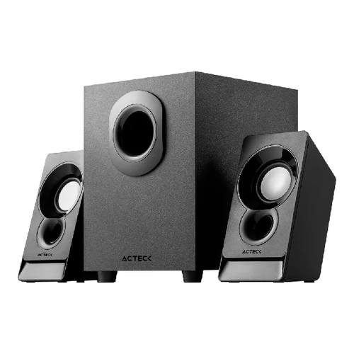 Bocinas Acteck con Subwoofer Elant Act AS470, Alambrico, 3.5 mm, Bluetooth, Negro